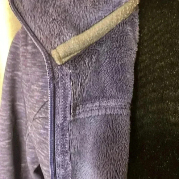 Free Country Women’s Small Purple Full Zip Fleece Lined Hooded Jacket - Picture 6 of 11